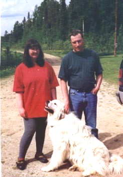 Roberta and James Murray with Frankie